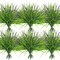 36-Pack Artificial Outdoor Flowers – UV-Resistant Faux Monkey Grass and Greenery for Porch, Garden, Window Boxes, Home, Office, and Desk Decor (Purple)